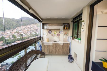 Varanda da Sala de apartamento à venda com 2 quartos, 68m² em Tijuca, Rio de Janeiro