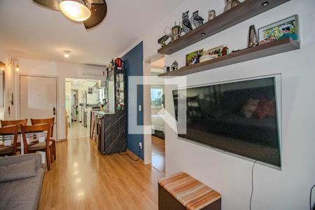 Sala de apartamento à venda com 2 quartos, 61m² em Petrópolis, Porto Alegre