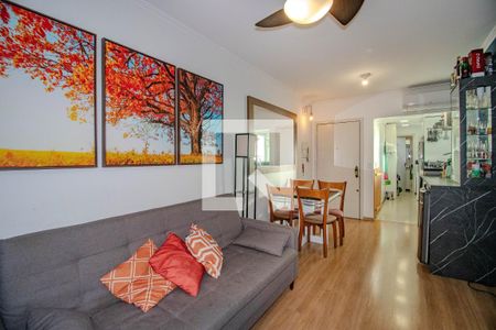 Sala de apartamento à venda com 2 quartos, 61m² em Petrópolis, Porto Alegre