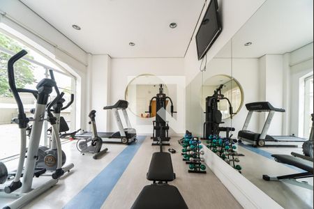 Área comum - Academia de apartamento à venda com 3 quartos, 80m² em Jardim, Santo André