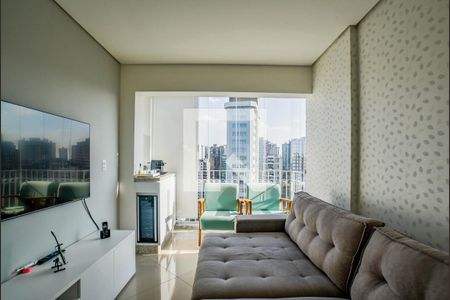 Sala de apartamento à venda com 3 quartos, 80m² em Jardim, Santo André