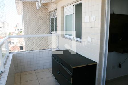 Varanda de apartamento para alugar com 2 quartos, 58m² em Guilhermina, Praia Grande