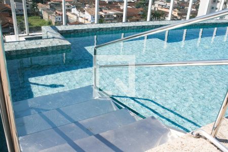 Área comum - Piscina de apartamento para alugar com 2 quartos, 58m² em Guilhermina, Praia Grande