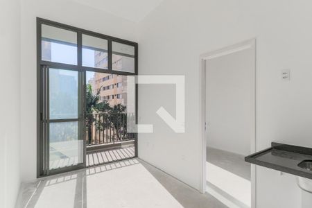 Sala de apartamento à venda com 1 quarto, 32m² em Santo Amaro, São Paulo