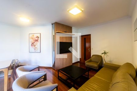 Sala de apartamento à venda com 4 quartos, 118m² em Funcionários, Belo Horizonte