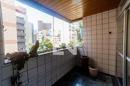 Varanda da Sala de apartamento à venda com 4 quartos, 118m² em Funcionários, Belo Horizonte