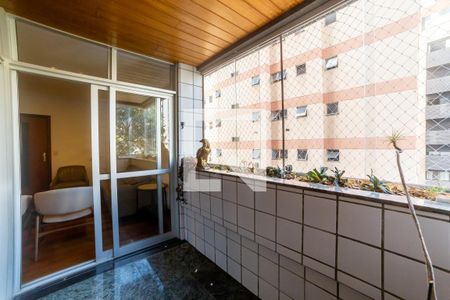 Varanda da Sala de apartamento à venda com 4 quartos, 118m² em Funcionários, Belo Horizonte