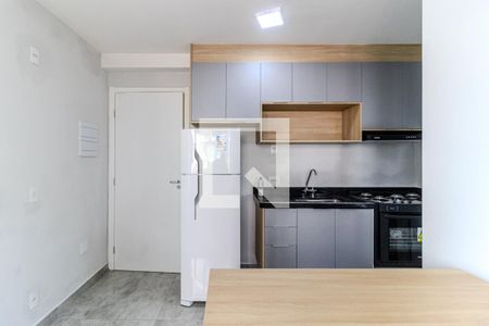 Cozinha de apartamento para alugar com 1 quarto, 25m² em Vila Buarque, São Paulo
