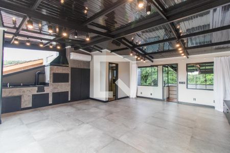 Área Gourmet - Churrasqueira de casa de condomínio à venda com 3 quartos, 300m² em Vila Nova, Porto Alegre