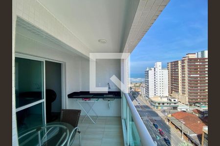Sacada de apartamento para alugar com 2 quartos, 100m² em Vila Caiçara, Praia Grande