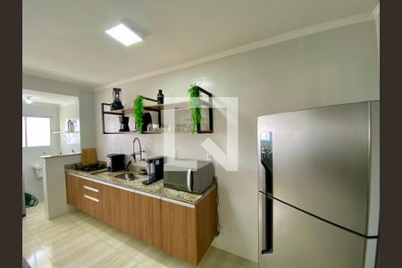 Cozinha - Armários de apartamento para alugar com 2 quartos, 100m² em Vila Caiçara, Praia Grande