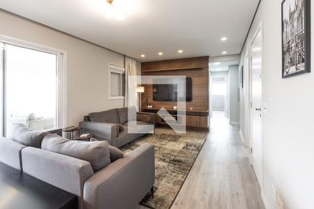 Sala de apartamento à venda com 3 quartos, 136m² em Vila Anastácio, São Paulo