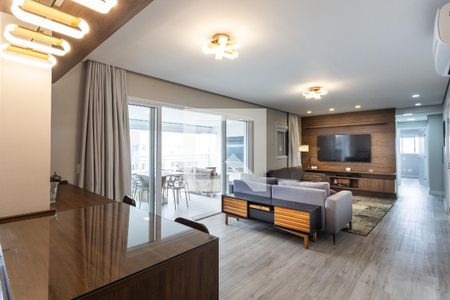 Sala de apartamento à venda com 3 quartos, 136m² em Vila Anastácio, São Paulo