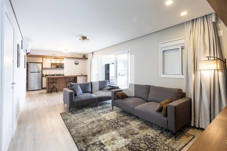 Sala de apartamento à venda com 3 quartos, 136m² em Vila Anastácio, São Paulo