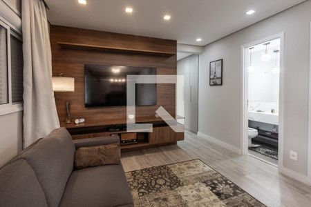 Sala de apartamento à venda com 3 quartos, 136m² em Vila Anastácio, São Paulo