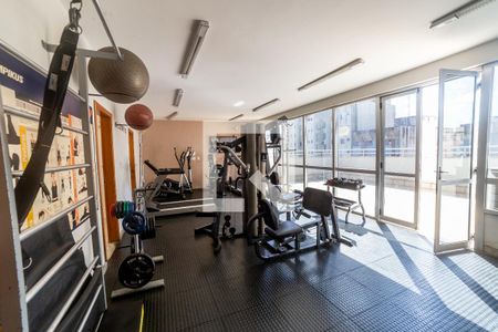 Área comum - Academia de kitnet/studio à venda com 1 quarto, 40m² em Lourdes, Belo Horizonte