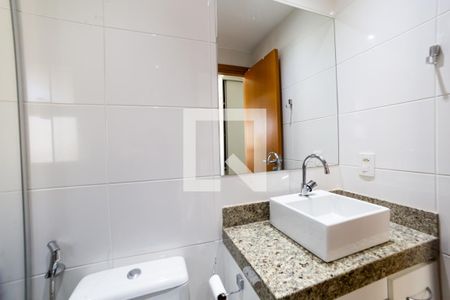 Banheiro da Suíte de kitnet/studio à venda com 1 quarto, 40m² em Lourdes, Belo Horizonte