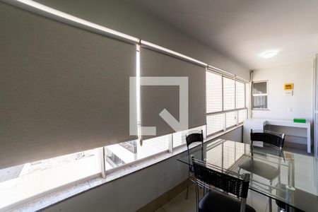 Varanda da Sala de kitnet/studio à venda com 1 quarto, 40m² em Lourdes, Belo Horizonte