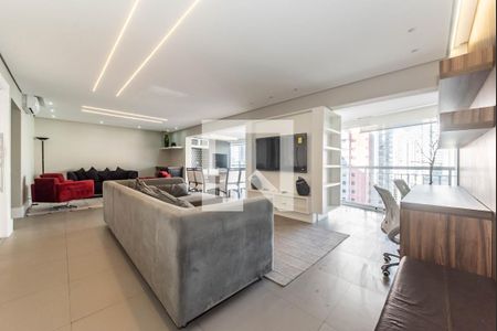 Sala de apartamento à venda com 3 quartos, 146m² em Brooklin, São Paulo