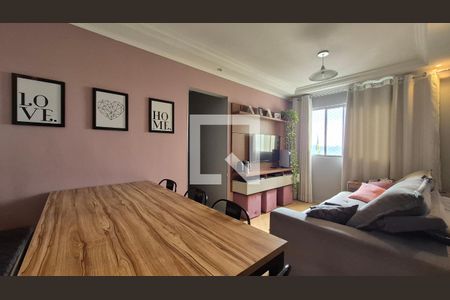 Sala de apartamento à venda com 3 quartos, 62m² em Parque Marajoara, Santo André
