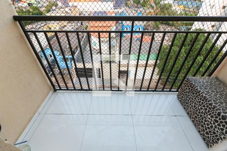 Varanda da Sala de apartamento para alugar com 2 quartos, 50m² em Vila Jacuí, São Paulo