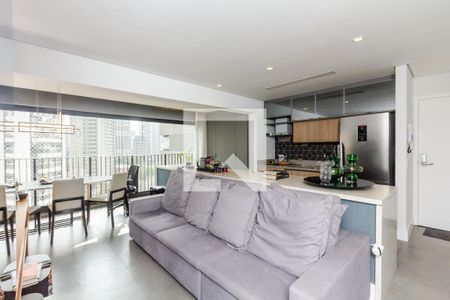 Sala de apartamento à venda com 3 quartos, 86m² em Vila Olímpia, São Paulo