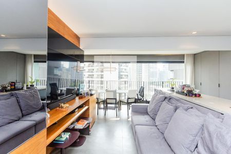 Sala de apartamento à venda com 3 quartos, 86m² em Vila Olímpia, São Paulo