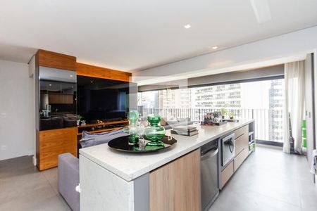 Sala de apartamento à venda com 3 quartos, 86m² em Vila Olímpia, São Paulo