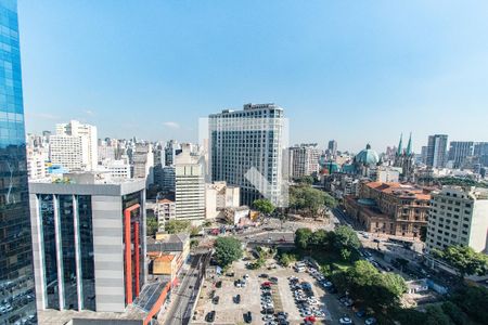 Vista do quarto de apartamento para alugar com 1 quarto, 25m² em Sé, São Paulo