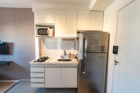Sala/cozinha de apartamento para alugar com 1 quarto, 25m² em Sé, São Paulo