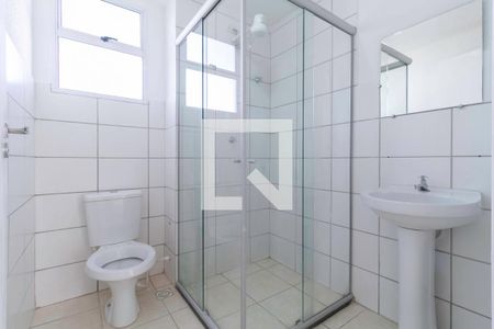 Banheiro social de apartamento à venda com 2 quartos, 50m² em Amendoeiras, Contagem