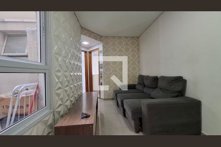 Sala de apartamento à venda com 2 quartos, 49m² em Jardim Utinga, Santo André