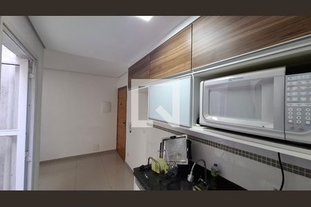 Cozinha de apartamento à venda com 2 quartos, 49m² em Jardim Utinga, Santo André