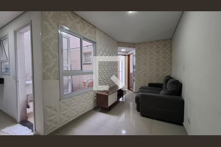 Sala de apartamento à venda com 2 quartos, 49m² em Jardim Utinga, Santo André