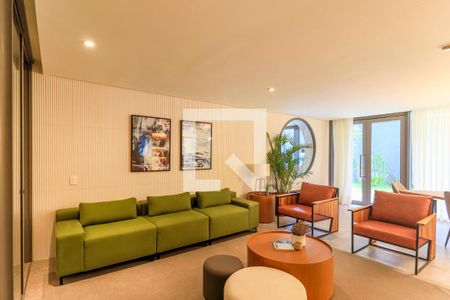 Área comum - Salão de festas de apartamento para alugar com 2 quartos, 43m² em Santo Amaro, São Paulo
