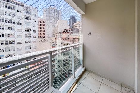 Varanda de apartamento para alugar com 1 quarto, 49m² em Bela Vista, São Paulo