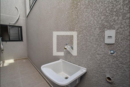 Área de Serviço de apartamento à venda com 3 quartos, 95m² em Paraíso, Santo André