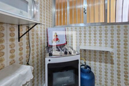 Cozinha de apartamento para alugar com 1 quarto, 71m² em Centro, Guarujá