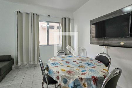 Sala de apartamento para alugar com 1 quarto, 71m² em Centro, Guarujá