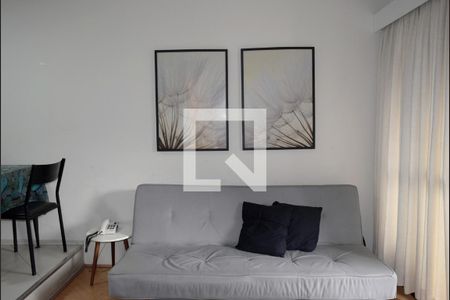 Sala de apartamento à venda com 1 quarto, 40m² em Jardins, São Paulo