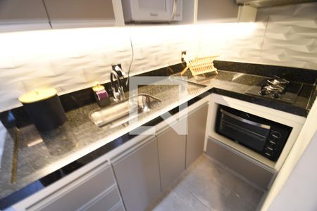 Cozinha de casa para alugar com 1 quarto, 25m² em Centro, Campinas