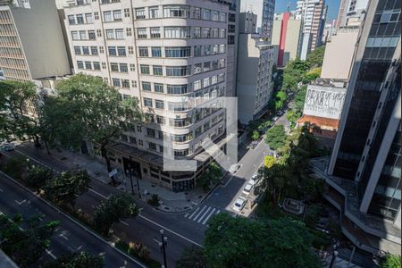 Vista do Quarto de apartamento à venda com 1 quarto, 44m² em Bela Vista, São Paulo