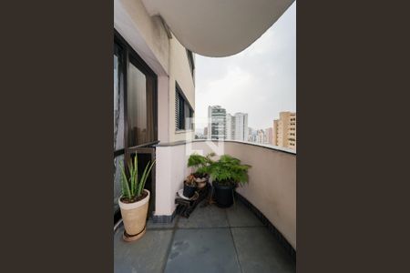 Varanda da Sala de apartamento à venda com 3 quartos, 130m² em Vila Andrade, São Paulo