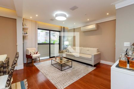 Sala de apartamento à venda com 3 quartos, 131m² em Brooklin, São Paulo