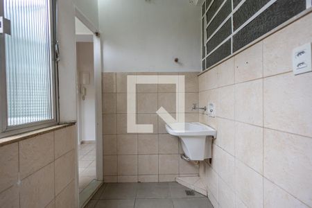 Área de Serviço de apartamento para alugar com 2 quartos, 64m² em Praça da Bandeira, Rio de Janeiro