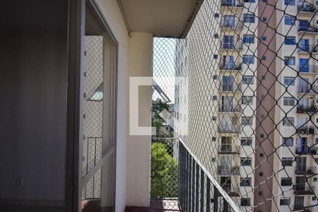 Varanda da Sala de apartamento para alugar com 2 quartos, 52m² em Jardim Maria Duarte, São Paulo