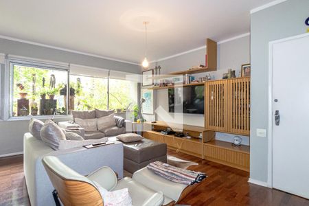 Sala de apartamento para alugar com 3 quartos, 145m² em Moema, São Paulo