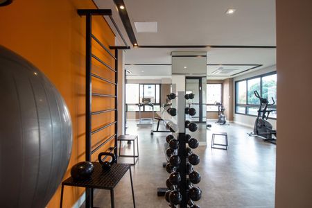 Área Comum - Academia de kitnet/studio à venda com 1 quarto, 23m² em Perdizes, São Paulo
