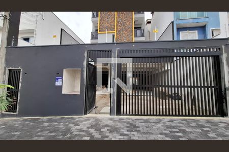 Fachada e Placa de apartamento à venda com 2 quartos, 65m² em Vila Guarani, Santo André