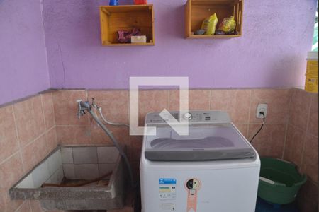 Área de Serviço de casa à venda com 5 quartos, 350m² em Vila Tibiriçá, Santo André